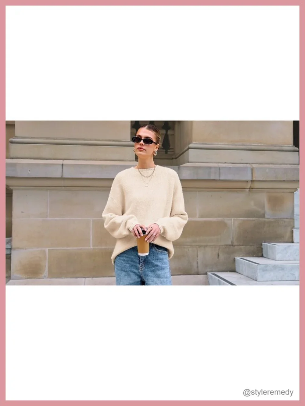 Women's Fuzzy Oversized Chunky Sweater Long Sleeve Crew Neck Pullover